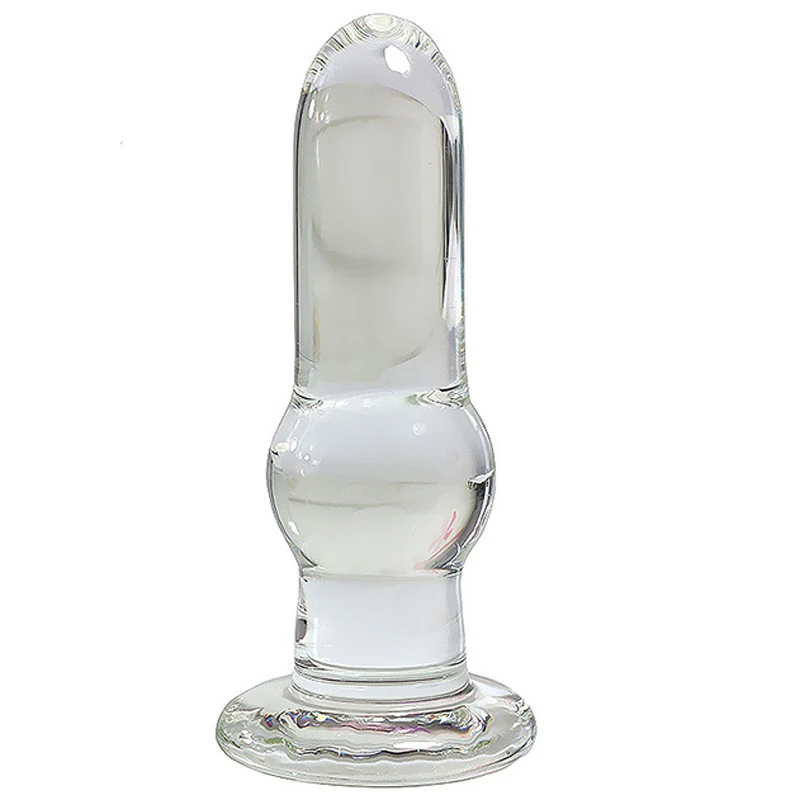 13*4cm Glass Anal Plug Dildo Dilator G Spot Transparent Butt Erotic Sex Toys For Woman Men Buttplug Adult Toy | Красота и здоровье