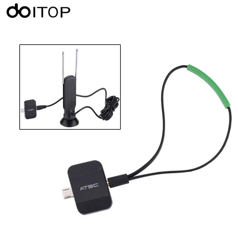 DOITOP цифровой ATSC ТВ приемник часы Live TV на Android телефон/планшет USB тюнер Pad Stick для