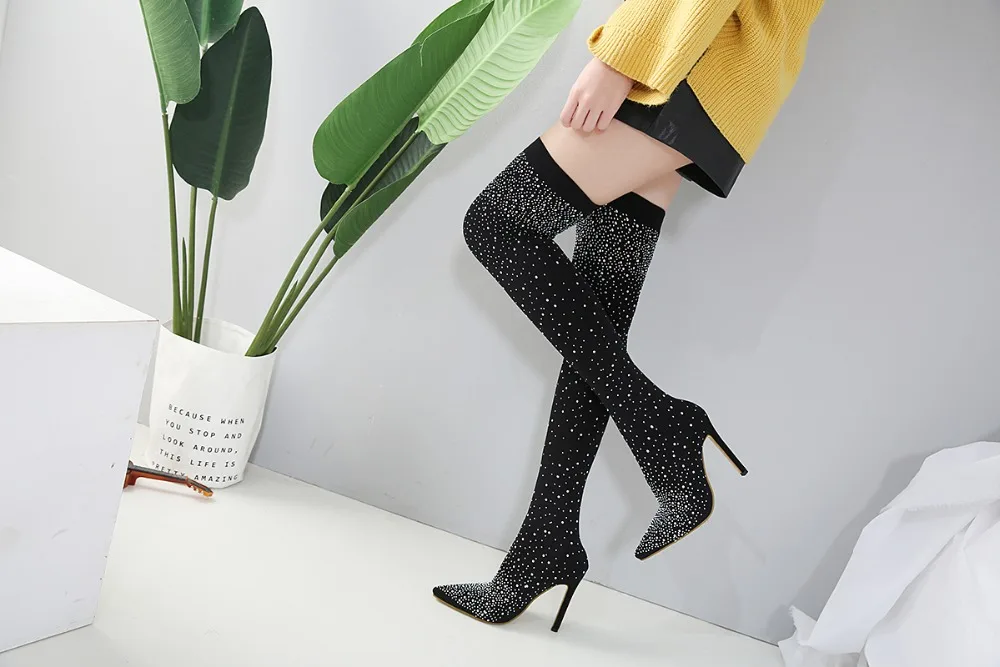 Specifications: Color:Black Size:35,36,37,38,39,40 Heel Height:12cm Platform Height:1cm You will receive a Chinese size Please look at the below size chart and compare with your foot length,if your foot fat or wide,please choose one size bigger than the normal size. if you still not sure,pls message us freely and we are very happy to help you to choose the correct size.