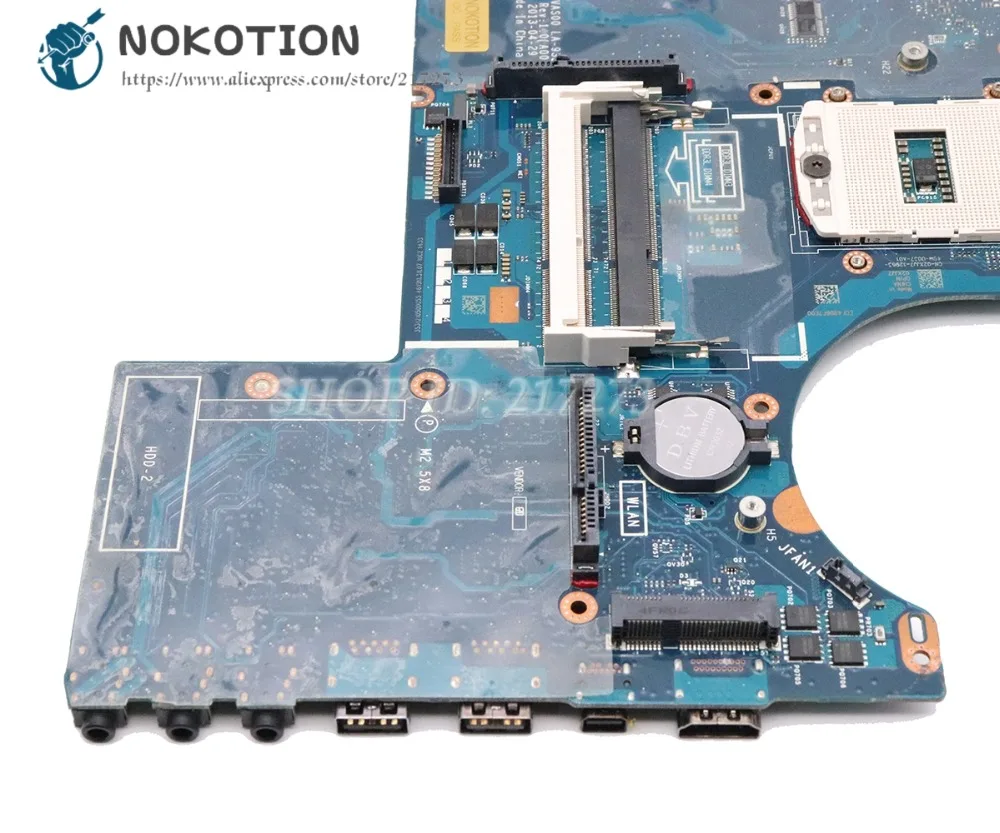 New  NOKOTION Laptop Motherboard For Dell Alienware M17X R5 MAIN BOARD VAS00 LA-9331P 05RW0M CN-05RW0M D