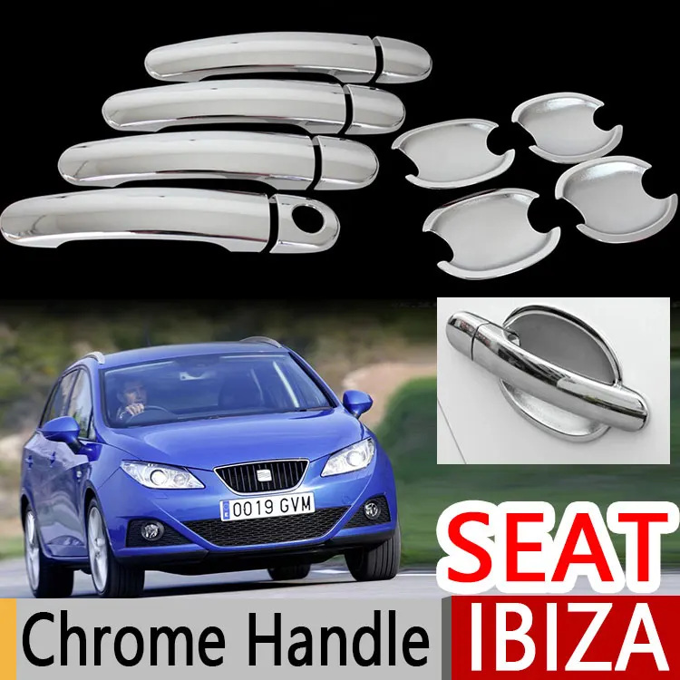 Hot Sale For Seat Chrome Door Handles Covers Mk3 Mk4 6L 6J FR Car