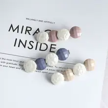 1 шт крем Цвет скраб бисер шпилька Сладкий Imitiation Pearl корейский Заколки для волос модные аксессуары для волос для Для женщин бусы, заколки