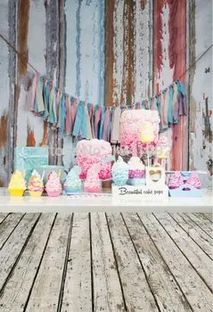 

Neoback Thin Vinyl Digital Printed Beautiful Cake Wedding Party Photogbraphy Background Baby Shower Photo Studio Backdrop