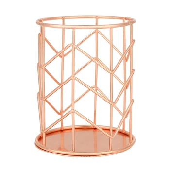 

Pen Holder, Makeup Brush Holder Wire iron Pencil Holder Desk Accessories