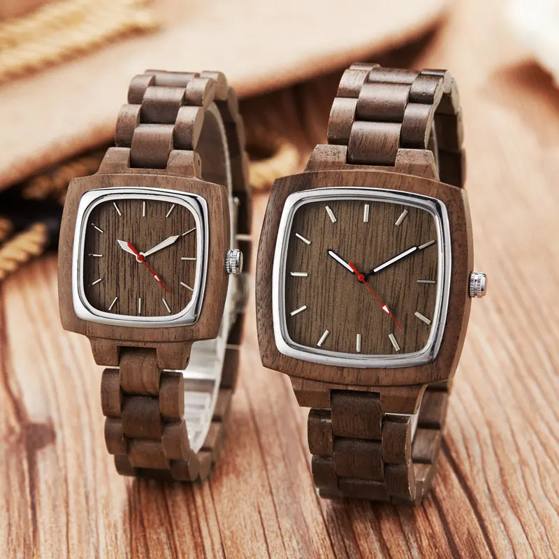 Простые бамбуковые деревянные часы для влюбленных пар мужские простые наручные часы для шоу женские кварцевые мужские часы bayan kol saati