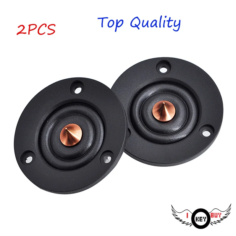 I Key Buy Top Quality 30W 2Inch Car Tweeter Speaker Silk Membrane Home Theater Soundbox Modified Mini Dome Pitch Loudspeaker1