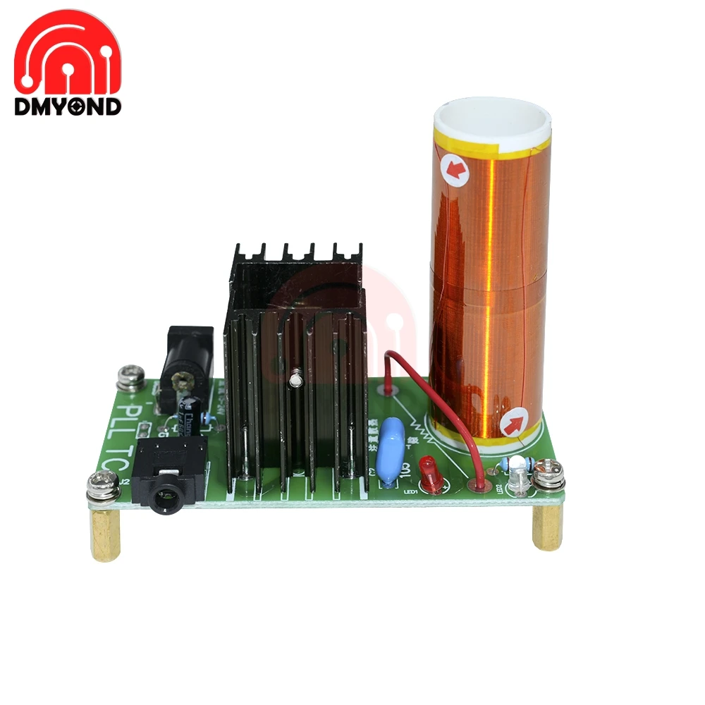 

Diy Electronic 15W Mini Tesla Coil Plasma Speaker Kit Music Wireless Transmission Board Module DC 15-24V For DIY Kit