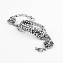 bracelet for Xiaomi Mi Band 3 stainless steel Metal hollow mi band 3 NFC Replacement Wristband Women's Band Chain Retro style bracelet for Xiaomi Mi Band 3 stainless steel Metal hollow mi band 3 NFC Replacement Wristband Women's Band Chain Retro style