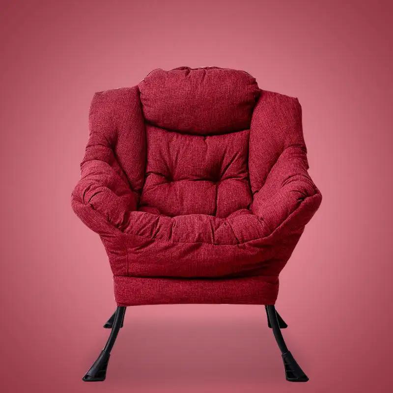 Фиолетовый лист ленивый диван стул современный минималистичный спальня маленький диван стул общежития одноместный диван балкон ленивый стул - Цвет: style 2