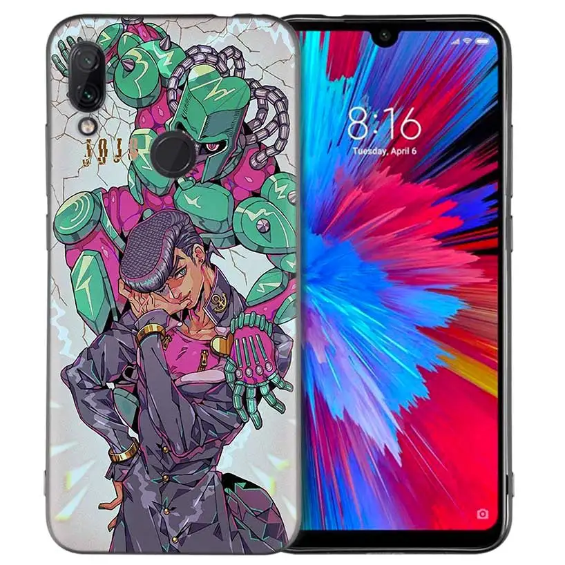 JoJo Необычные Приключения силиконовый чехол для Xiaomi Mi 9 8 Play A1 A2 Redmi Note 7 6 6A 5 Plus S2 GO Lite Pro Pocophone F1