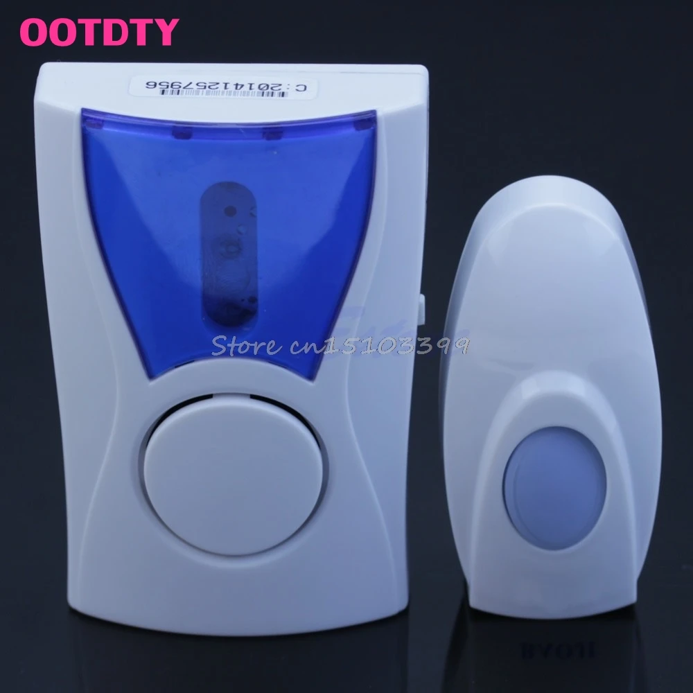 Cordless Wireless Digital Door Bell Remote Control Chime Ring Range 100M 32 Song Drop Ship