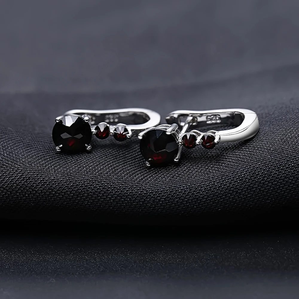 Серьги Клипсы из серебра 925 пробы с драгоценным камнем|Ювелирные наборы| |