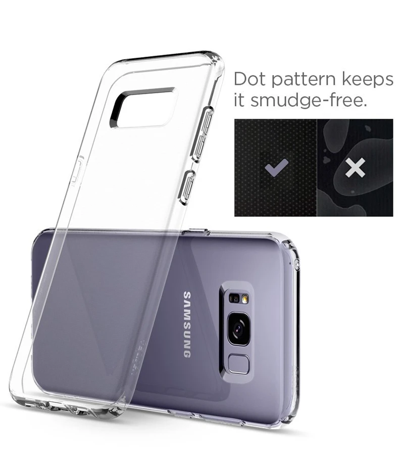 Прозрачный чехол для телефона Samsung S6 S7 Edge S8 Plus Note8 S7edge S8Plus Note 8 задняя крышка из