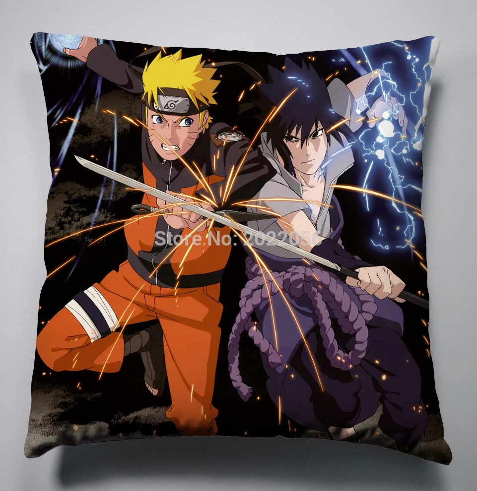 

Anime Manga Naruto Pillow 40x40cm Pillow Case Cover Seat Bedding Cushion 001