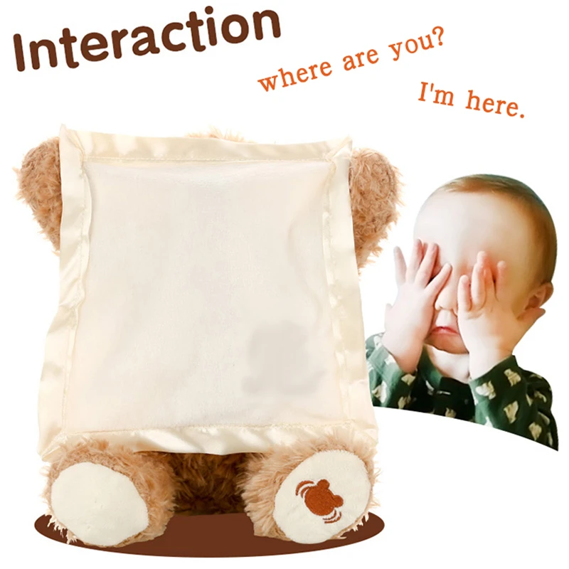 talking peek a boo bear