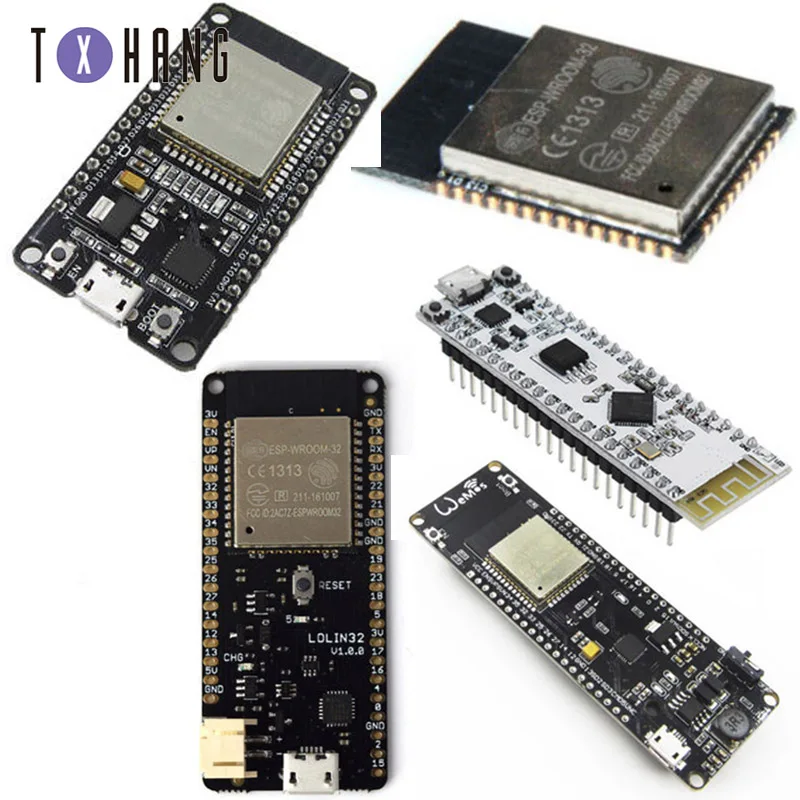 ESP WROOM 32 ESP32 WiFi Bluetooth беспроводной модуль платы ESP8266|Интегральные схемы| |