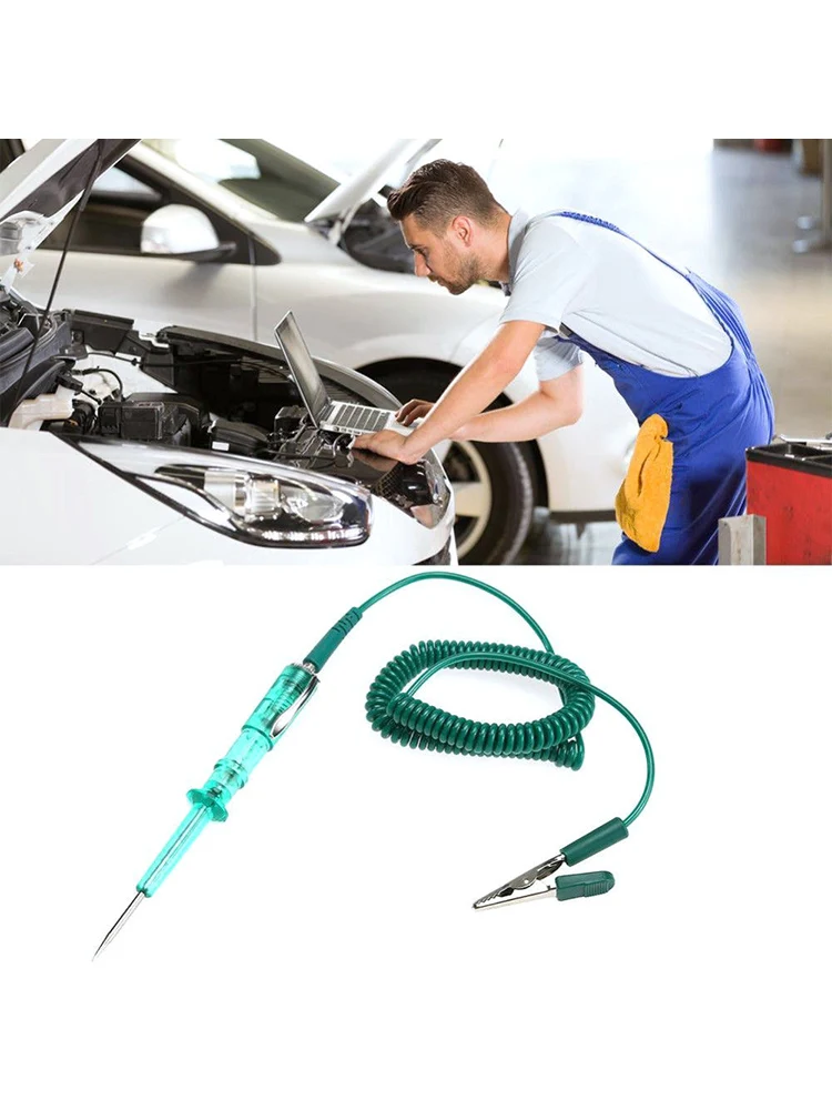 

For 6V/12V/24V DC System Probe Continuity Car Voltage Circuit Tester Pencil Auto Diagnostic Tool with LED Light