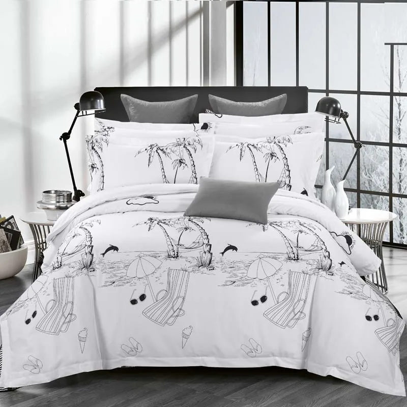 Роскошное белое одеяло для гостиниц крышка набор качественный король Queen Размеры