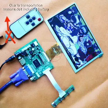 

10pcs 800*480 7" inch LCD Screen Display Monitor for Raspberry Pi + 50 PIN Driver Board HDMI+VGA+2AV