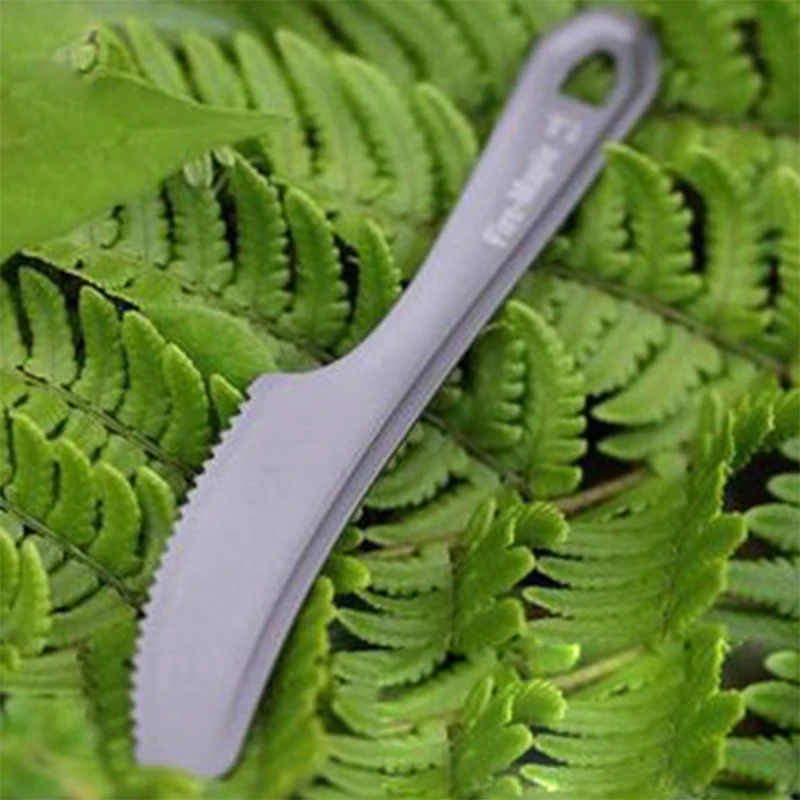 

Hot Sale Outdoor Cutlery Titanium Knife Talheres Camping Portable Tablewares Picnic Only 9g Fire Maple FMT-T22 Free Shipping