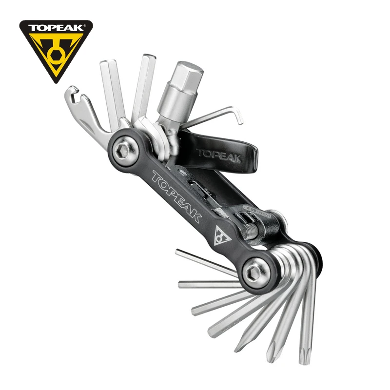 

TOPEAK Mountainous Highway Bicycle Portable Mini Repair Toolkit Set TT2518 with Chain Prying Device Bicycle repair tools