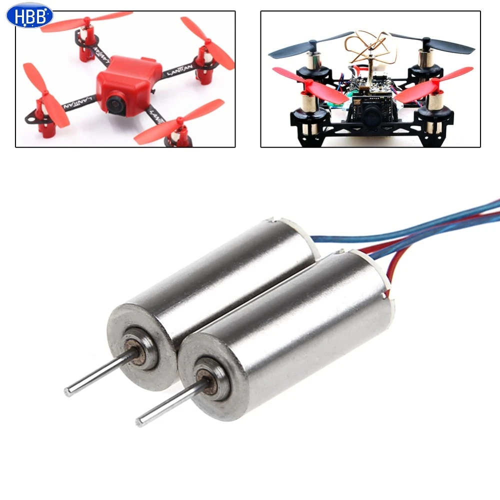 

DC 3.7V DIY 50000RPM 716 Hollow Cup Motor Coreless Motor for RC Model Toy 2Pcs