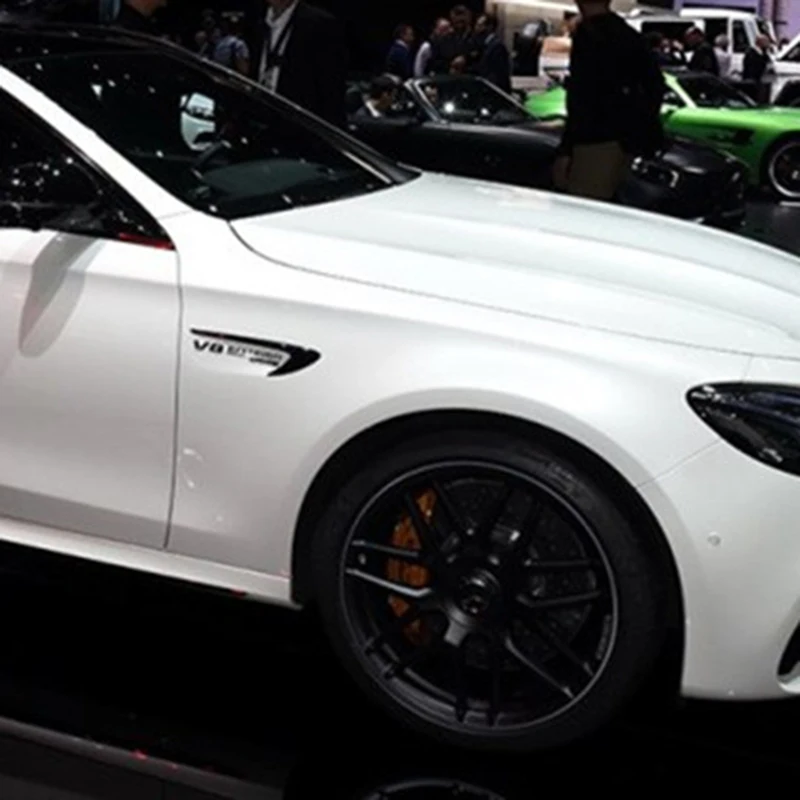 Наклейка с логотипом на решетку вентиляционного отверстия для Benz AMG V8 C200 C300 E300 E400