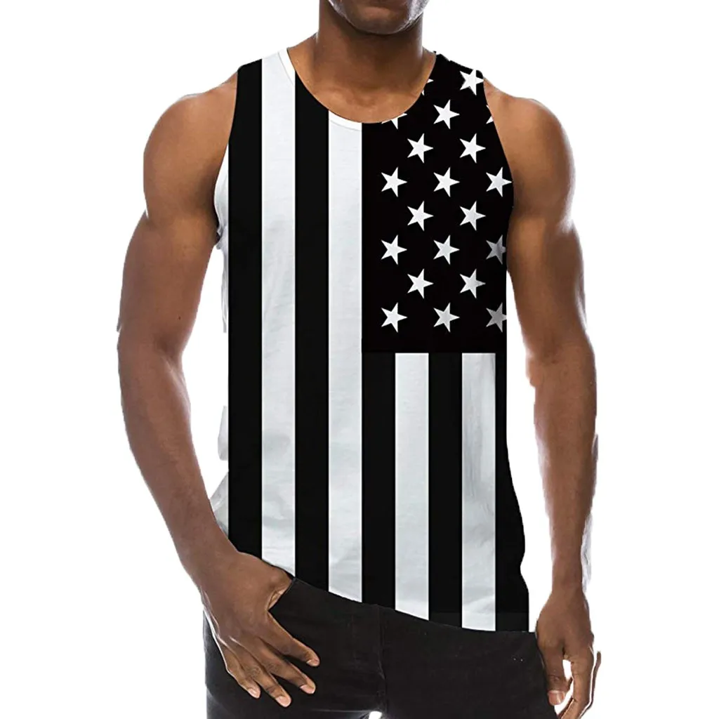 Men's Muscle Sleeveless Tank Top Tee Shirt Breathable Bodybuilding Sport Fitness Vest gym vest fitness men workout Singlet Shirt