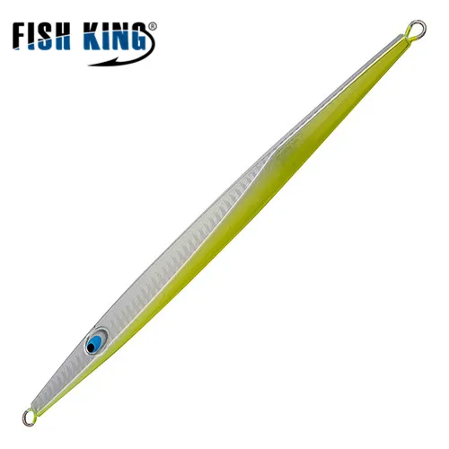 FISH KING 150 г/210 мм рыболовные ложки металлическая приманка Leurre De Peche рыболовные приманки для моря свинцовая головка - Цвет: 1