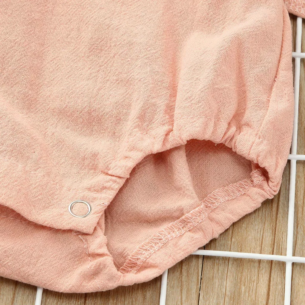 Одежда для новорожденных дети девочки наряды одежда короткий рукав Backcross боди для девочек Детский костюм infantil menina#5/9