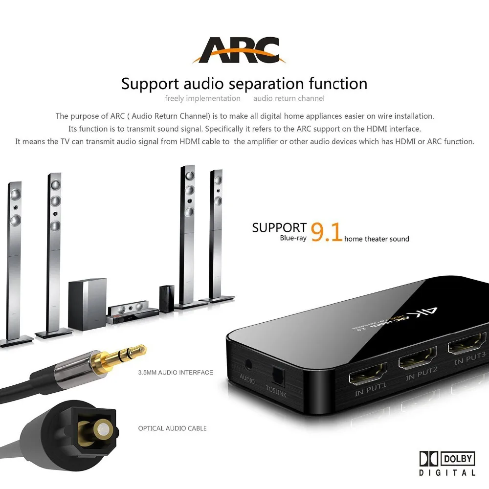 HDMI 2.0 switch 4