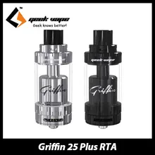100% Original GeekVape Griffin 25 Plus RTA Tank 5ml Capacity Rebuildable Tank Atomizer with Kennedy Style Bottom Airflow