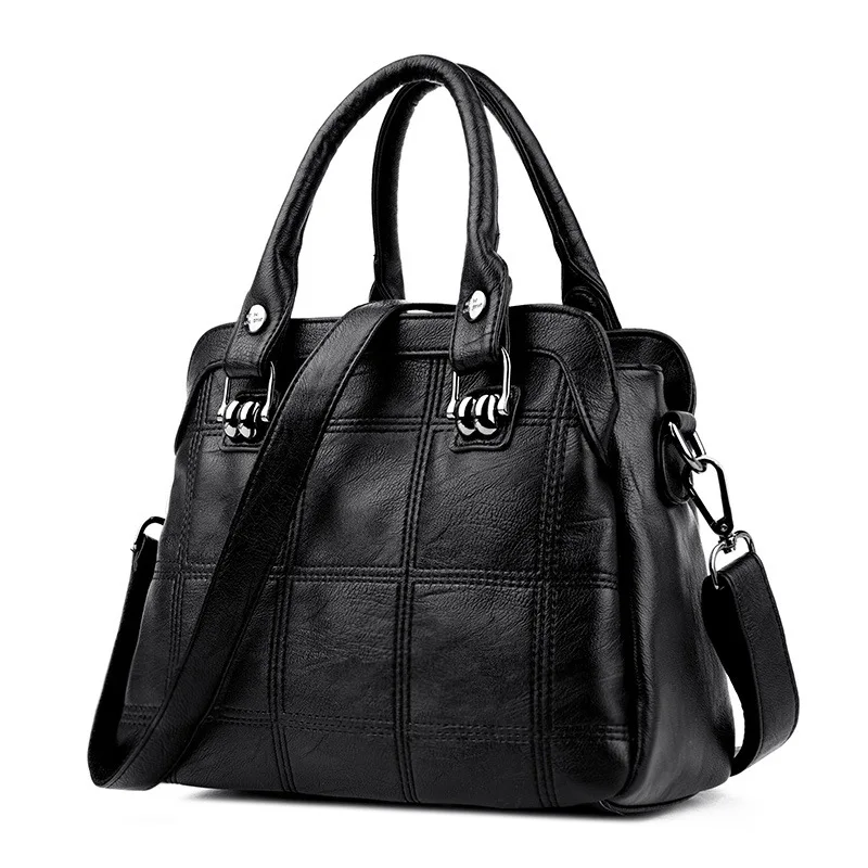 

Women Leather Handbags 2018 Brand Luxury Designer High Quality Ladies Shoulder Bags Soft Crossbody Bags for Women