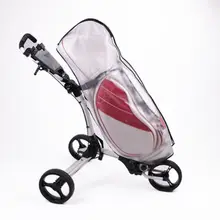 Гольф дождевик для сумок ПВХ прозрачный водонепроницаемый пончо с шариками сумка пончо оборудование для гольфа