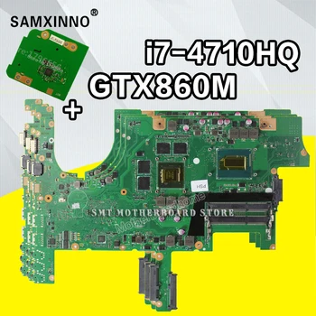 

Send board+For Asus G751JM Laptop Motherboard Mainboard GTX860M 2GB i7-4710HQ REV:2.2 DDR3LMHz SDRAM