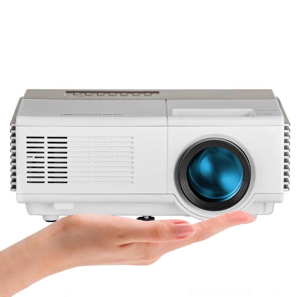 CAIWEI font b Portable b font LED Mini Projector HD 1080P Home Theater Movie Phone PC