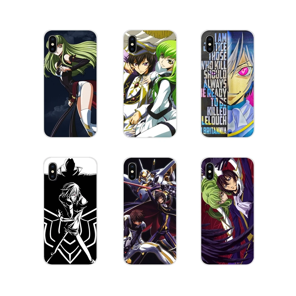 Code Geass Lelouch CC Accessories Phone Skin Cover For LG G3 G4 Mini G5 G6 G7 Q6 Q7 Q8 Q9 V10 V20 V30 X Power 2 3 K10 K4 K8 2017 | Мобильные