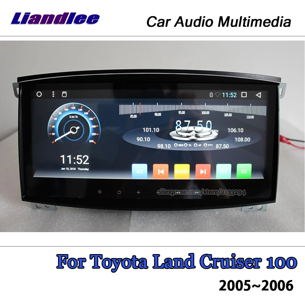 Liandlee 10. 2" Android для Toyota Land Cruiser 100 2005~ 2006 стерео видео автомобиля Wifi Carplay карта gps Navi навигация Мультимедиа