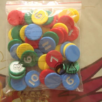 

48PCS/SET,Good Quality Acrylic, 1-12 Number Chips ,Education Acrylic Poker Chips Send To Children As Gift With Free Ship