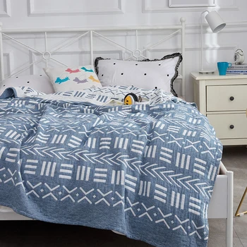 

[ZETTA] Three-layer gauze towel by cotton single double summer air conditioning summer cool quilt thin section nap blanket