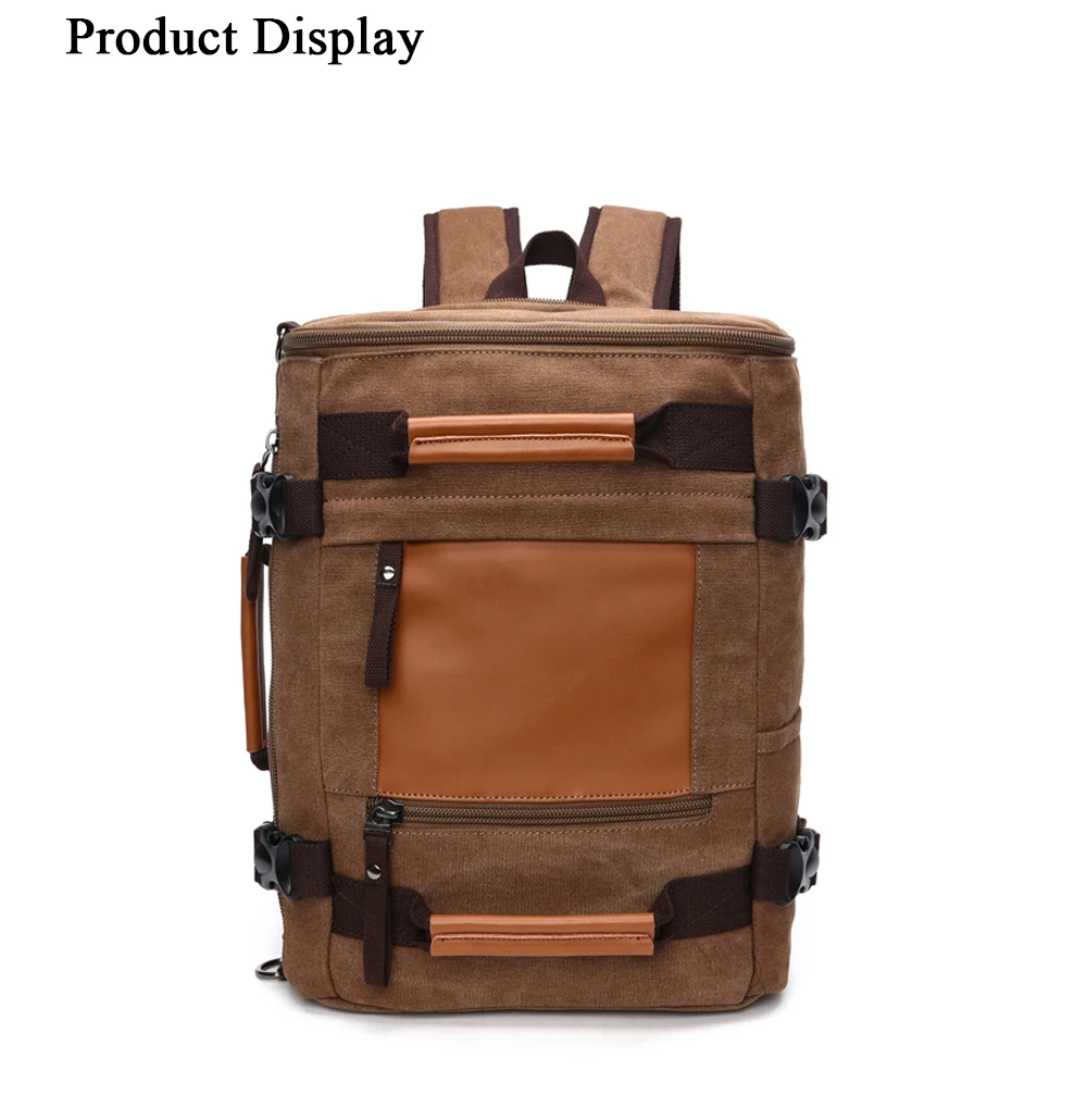 Мужской рюкзак, брезентовый, огромный, для путешествий, школьный, через плечо, компьютер, рюкзак, функциональные, универсальные сумки, многофункциональная сумка для ноутбука