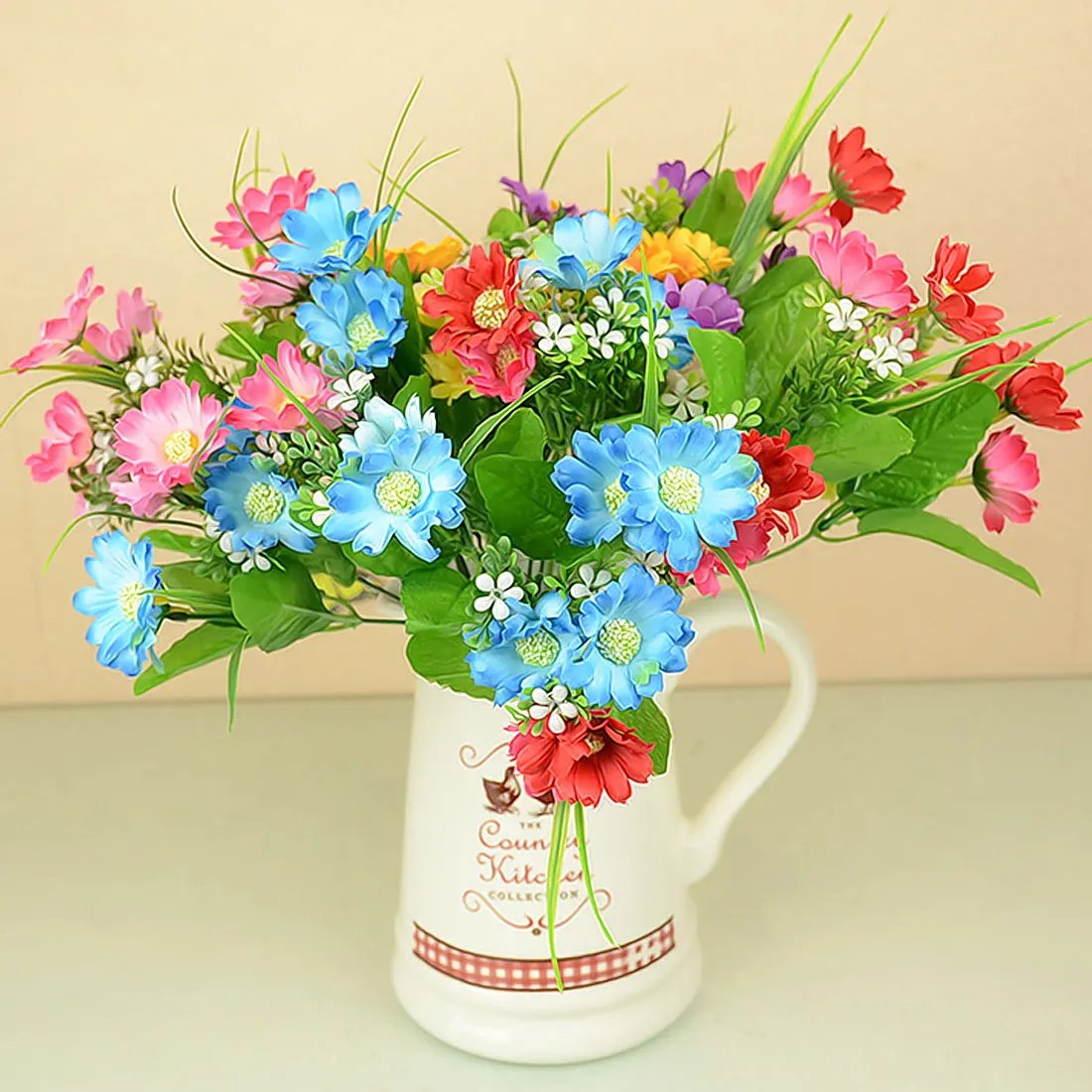 Buy Daisy lily One Bouquet 6 10 14 heads cute silk