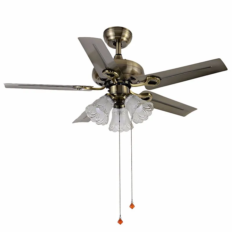 Iron Brown Blades Super Cool Ceiling Fan Light 4201 Blz Indoor