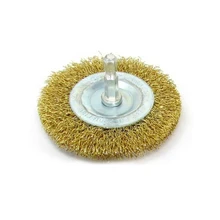 5 шт. латунные проволочные колеса/чашки кисти набор использовать с роторным сверлом и сверлами распродажа