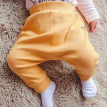 PP брюки Детская мода модель Babe брюки принт мультяшных животных детские брюки детская одежда детские длинные милые брюки дизайн KC05