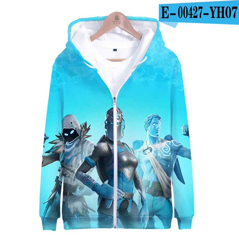 

Oversized Hoodie Sweatshirt Zipper Fortnited Moletons Battle Royale Women Clothes Men Fortniter Children Clothing Fortnight