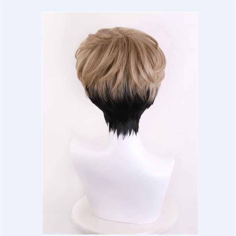 Killing Stalking костюм для косплея два тона парик Короткие подстриженные волосы SangWoo
