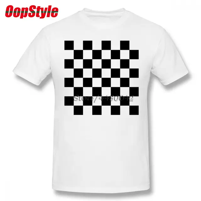 mens checkerboard t shirt
