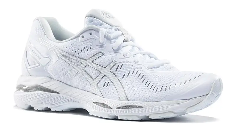 8 цветов спортивные кроссовки для мужчин ASICS GEL-KAYANO 23 Asics кроссовки спортивная обувь кроссовки удобные уличные - Цвет: Белый