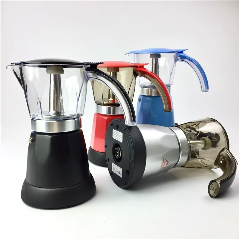 Goedkoop 6 Cups 300 Ml Espresso Koffiemachine Italiaanse Mokka Koffie Pot Percolator Koffie Moka Pot V60 Filters Mokka Koffie machine